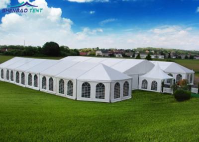 China Temporary Large 40m Aluminium Frame Marquee Tent Hall for Exhibition Trade Fair for sale