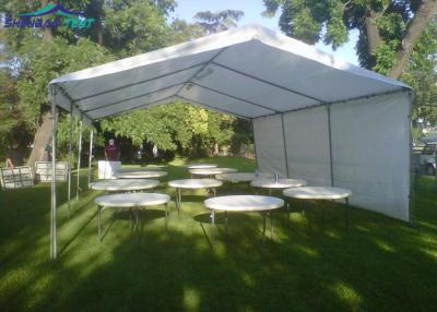 China White Tear Resistant Marquee Tent With Pvc Wall / Wooden Floor for sale