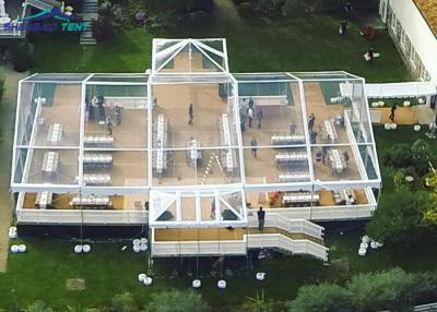 China Transparent Top Garden Marquee Tent For Wedding Ceremony With Glass Sidewalls for sale