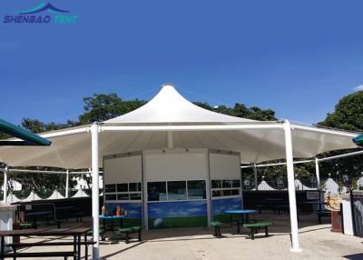 China Customized PVDF Tensile Structure Buildings For Shade 8% ~ 15% Transparency for sale