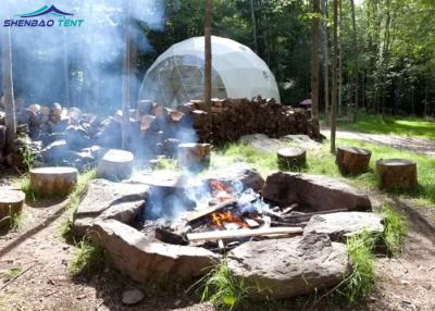 China Zelt der Vergnügungspark-geodätischen Kuppel für Glamping-Wind, der 100km/Stunde lädt zu verkaufen