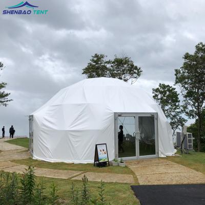 China 6m Diameter Steel Frame Transparent PVC Geodesic Dome Tent for Exhibition for sale