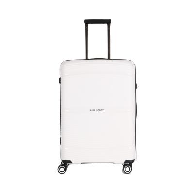 China Wholesale High Quality PP Material Luxury Travel Luggage Suitcase High Quality Away With Custom Logo for sale