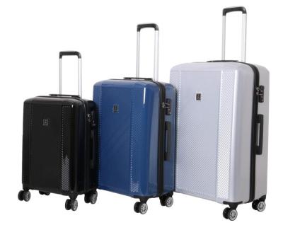 China 1.business style 2.durable design PC Luggage Travel Bag Popular Hard Shell Cabin Luggage Sets for sale