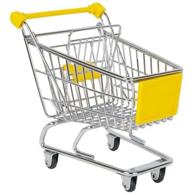 China Durable Grocery Metal Supermarket Shopping Trolley Cart Carts And Shopping Trolleys for sale