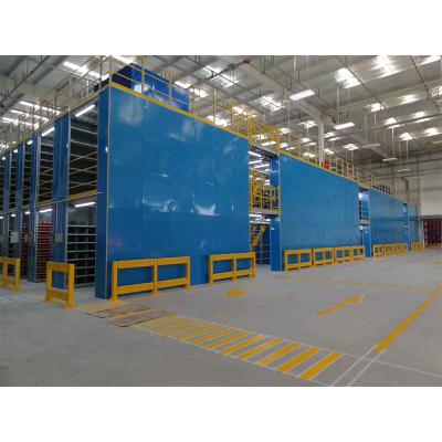 China Corrosion Protection Mezzanine Floor Storage Racking System Industrial Steel Racking System Racking Warehous Storag for sale