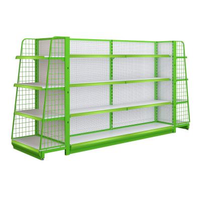 China Factory Price Double Sided Grocery Shelves Supermarket Shelves Equipment Shelves For Retail Store Supermarket for sale