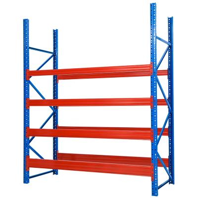 China Skillful Design Q235 Corrosion Protection Warehouse Storage Pallet Steel Sliding Shelf Racks Pallet Storage Shelves Warehouse for sale