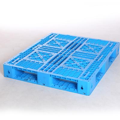 China 4 Way Heavy Duty Cheap Plastic Pallet 1200x1000 HDPE Plastic Pallet Stackable 4 Feet 9 Way for sale