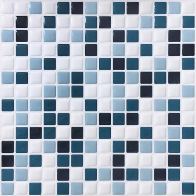 China Moistureprooof Waterproof Self Adhesive Bathroom Wall Tiles Waterproof 3d Tile Sticker Peel and Stick Backsplash for sale