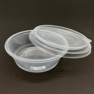 China Vintage Round Shape Packaging Leak Proof Heat Resistant Take Away Plastic Disposable Bowls for sale