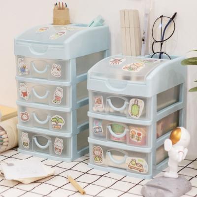 China CLASSIC Multi-Layer Cabinet Makeup Mini Plastic Storage Drawers Desk Organizer for sale