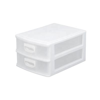 China CLASSIC Plastic Storage Box Jewelry Makeup Organizer Desktop Stackable Drawers for sale