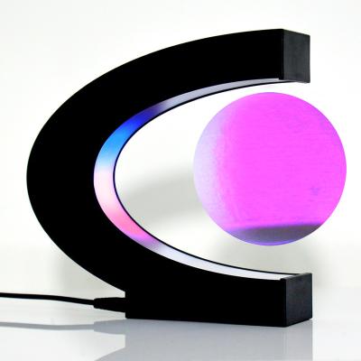 China Mordern C Shape Colorful Lighting Floating Moon Ball for sale