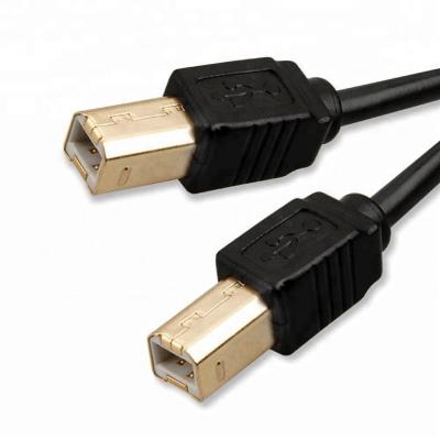 China Port B Male COMPUTER Type-B to B Male 2.0 USB Printer Scanner Cable for sale