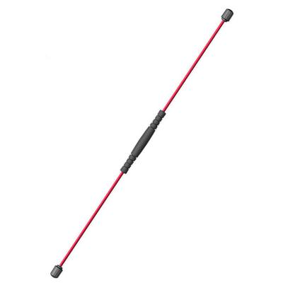 China Home Exercise Vibrating Flex Bar Gym Fitness Fiberglass Flexi Bar With Portable Flexi Swing Stick Rubber Bar for sale