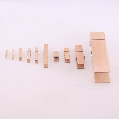 China 500pcs/bag 25mm~72mm Natural Wood Wooden Clothing Mini Pegs Paperclips Hanging Photo Clothespin Clips for Scrapbooking DIY Crafts for sale