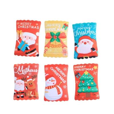 China 10pcs/bag Europe Mixed Christmas Candy Flatback Resin Cabochons Embellishment Santa Tree Snowman Reindeer Scrapbooking Cardmaking for sale