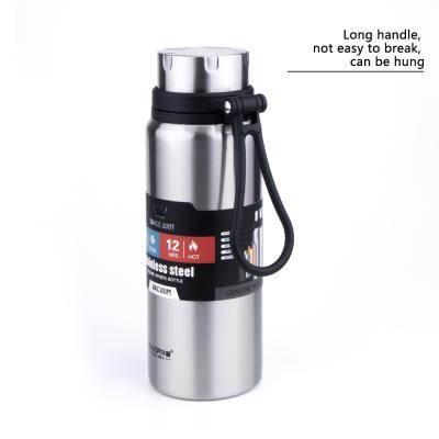 China Wide Mouth Vacuum Insulated Double Wall 18/8 Tea Infuser Stainless Steel Sport Water Bottle for sale