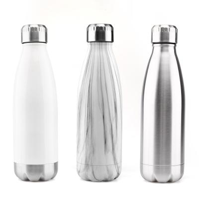 China Custom 500ml Fashion Air Transfer Printing Vacuum Insulated Stainless Steel Thermal Flask Thermos Bottle for sale