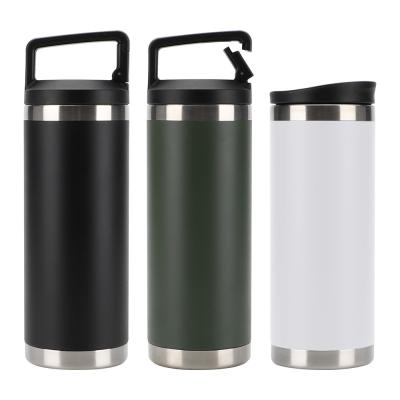 China ODM OEM Hot Selling 18/8 Stainless Steel Sports Water Bottle Insulated Thermos Narrow Mouth Flask With Custom Logo for sale