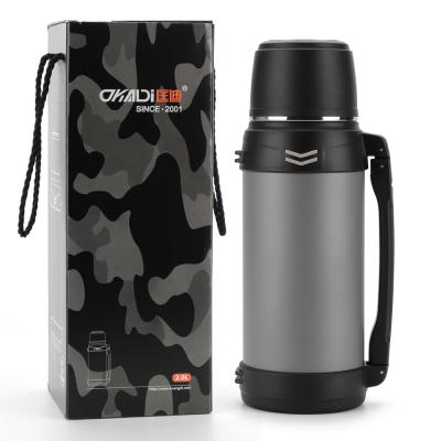 China Hot products custom logo 2L/2.5L stainless steel water bottle insulated chilly travel pot for sale