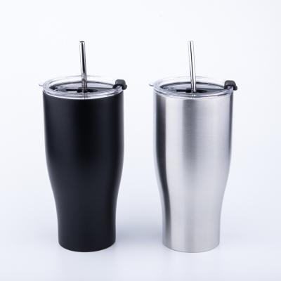 China 20 oz de acero inoxidable vacío aislado tumbler curva moderna de acero inoxidable tumbler de acero inoxidable Mason Jar delgado tumbler en venta