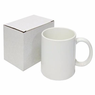 China reisbeker 11 oz vacuümbeker Custom Keramische Witte Koffiebeker Voor Sublimatie Te koop