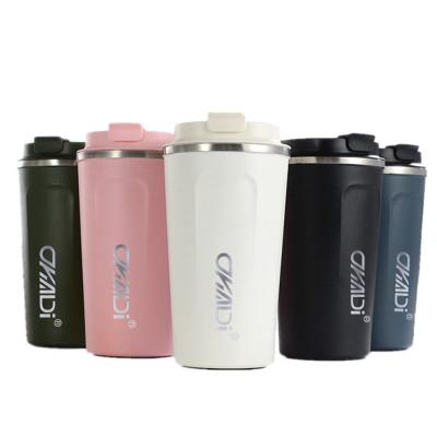 China Hot Sale Double Wall Stainless Steel Vacuum Flask Coffee Tumbler Travel Tea Mugs Cup for sale