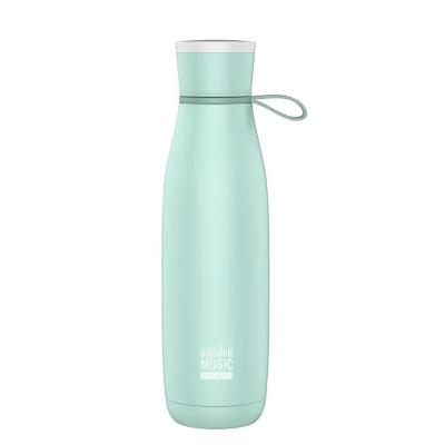 China 2023 hot  selle double wall vacuum stainless steel smart water bottle wtih LED for sale