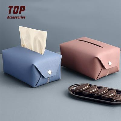 China Minimalist high quality custom car morocco paper tissue box for sale