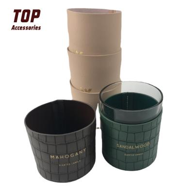 China New Arrival Minimalist Leather Mug Drink Sleeves Reusable Hot Stand Coffee Mug Sleeves for sale