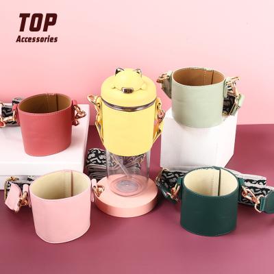 China Kpop Minimalist High Quality Sleeve Cup Custom Reusable Coffee Mug Sleeves With Strap for sale