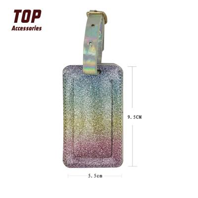 China Custom Made Unique High Quality Unique Luggage Tag Logo Pu Leather Luggage Tags for sale