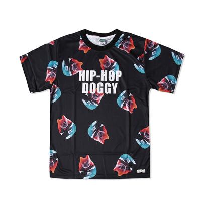 China 100% Funny Fashion Designer Anti-Pilling Hip Hop Customization T-shirt Custom Polyester Printing for sale