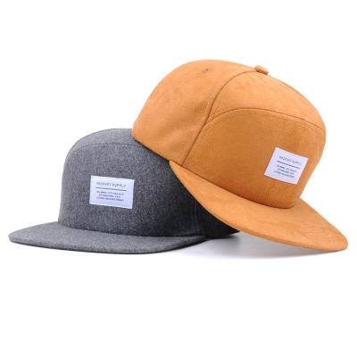 China Wholesale high quality bulk plain suede custom snapback hat vacuum COMMON for sale