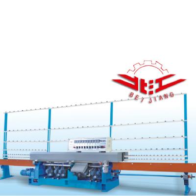 China Hotels BEIJIANG High Efficiency Vertical Automatic Flat Straight Edge Glass Polishing Machine for sale