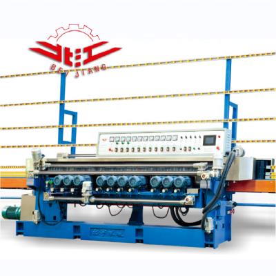 China Building Material Shops BEIJIANG Glass Edging Machines Glass Processing Straight Line And Beveling Polishing Machine Beveler for sale