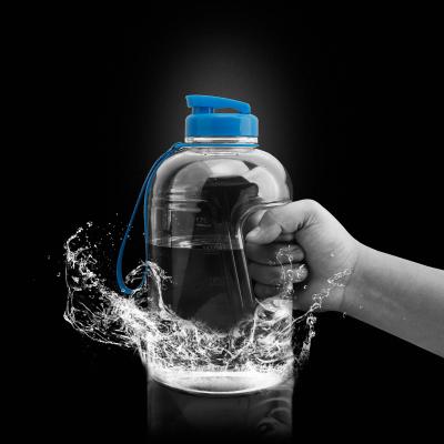 China Viable Motivational 64oz Water Bottle with Time Marker and Leak-Proof BPA Free Strainer Water Jug to Remind You to Drink More Water for sale