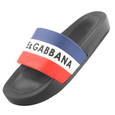 China 2022 New Design Fashion Trend Sandal Beach Slippers Custom Made EVA Slippers Home Shoes for sale