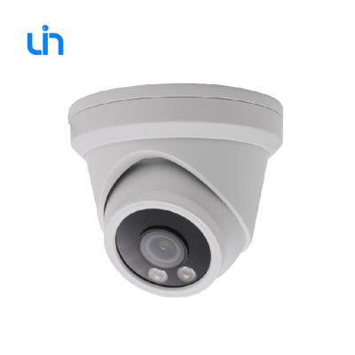 China IP Poe One Way Audio Camera Network Dome Turret 5MP 8MP Colorvu Fixed Ir Night Vision 2.8mm Full Color F1.0 Lens for sale