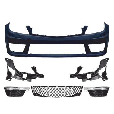 China OEM Ja Vorderbumper-Kits Auto-Gesichtslift-Körper-Kits Upgrade AMG für Mercedes-Benz C-Klasse W204 2011-2014 zu verkaufen