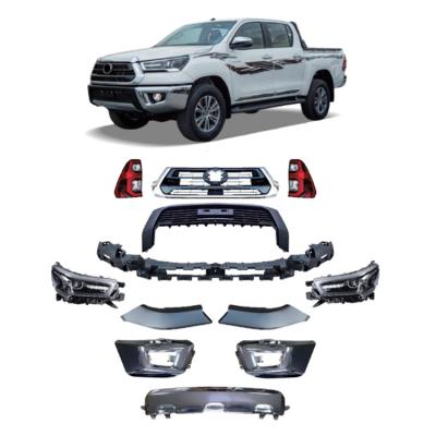 China Business/Luxury Design Style Middle East Type Hilux Toyota Body Kit Bumper Upgrade 2020 for sale