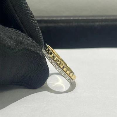 中国 高級最高品質のダイヤモンド HK セッティング ジュエリー カスタム ブシュロン 18k ゴールド ダイヤモンド リング 販売のため