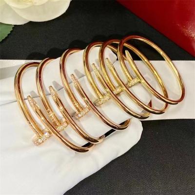 China Hoge Gouden de Diamantarmband van Juwelencartier juste un clou bracelet rose Te koop