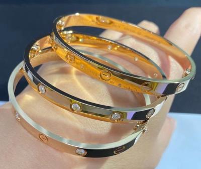 Китай Unisex Bangle установки Hk захвата годовщины ювелирных изделий золота 18k продается