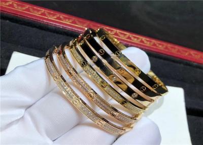 China Echte Au750 Gouden Cartier Bracelet Love Unisex beste de juwelenfabrikant van de 0,42 Karaat Iconische Schroef in China Te koop