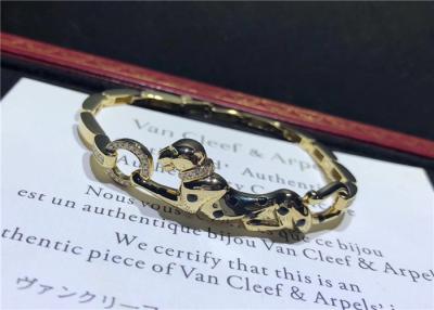 China Yellow Gold Cartier Diamond Bracelet As Wedding Anniversary / Birthday Party Gift for sale