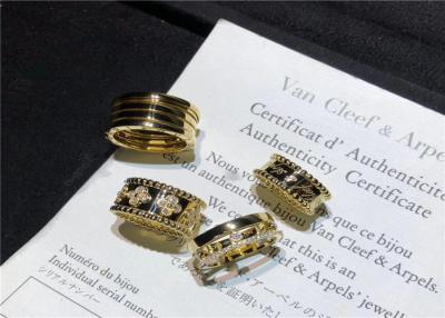 China Un exquisito anillo de diamantes de oro de 18 caratos, un anillo de bodas de diamantes de oro rosa de 18 caratos. en venta