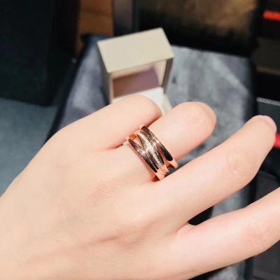 Китай Четыре группы B Zero1 / Zaha Hadid Ring Rose Gold For Enterprise Банкетные ювелирные украшения продается